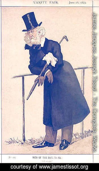 James Jacques Joseph Tissot - Caricature of Mr Washington Hibbert