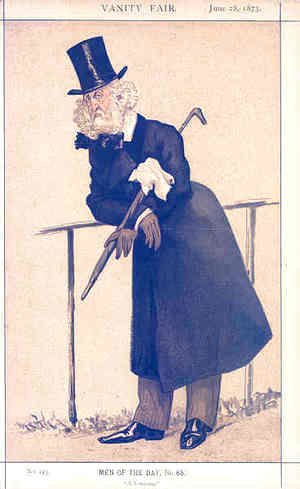 James Jacques Joseph Tissot - Caricature of Mr Washington Hibbert