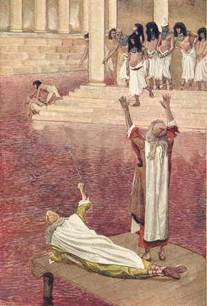 James Jacques Joseph Tissot - Water Is Changed into Blood