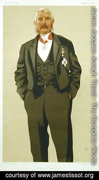 James Jacques Joseph Tissot - Caricature of General Sir Frederick Paul Haines