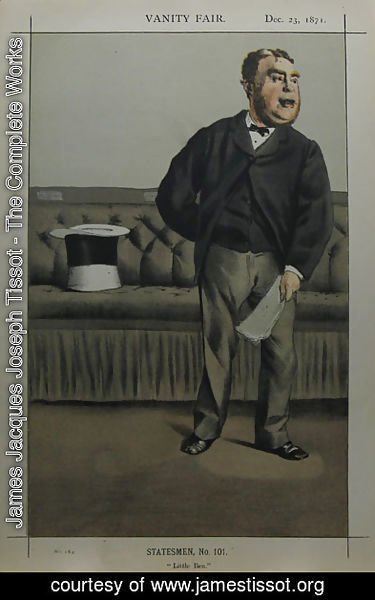 James Jacques Joseph Tissot - Caricature of George Cavendish Bentinck