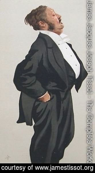 Caricature of Mr Lionel Lawson
