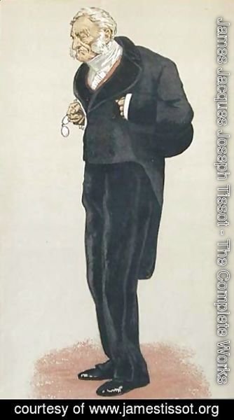 James Jacques Joseph Tissot - Caricature of William Bathurst, 5th Earl Bathurst