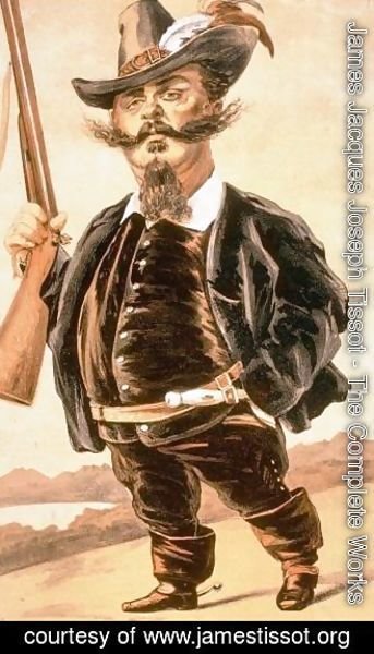 James Jacques Joseph Tissot - Caricature of Victor Emmanuel II of Italy