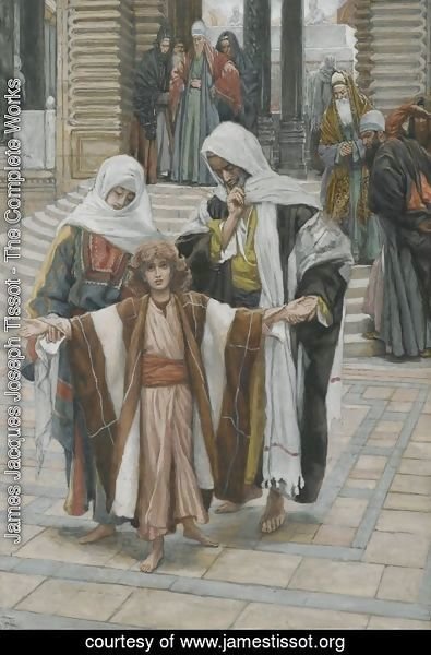 James Jacques Joseph Tissot - Jesus Found in the Temple