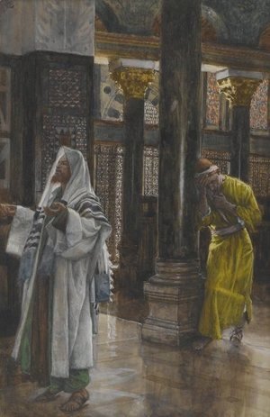 James Jacques Joseph Tissot - The Pharisee and the Publican