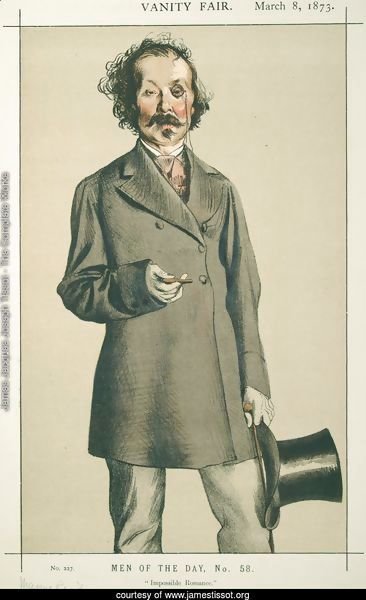 Men of the Day No.580 Caricature of Mr.Thomas Mayne Reid