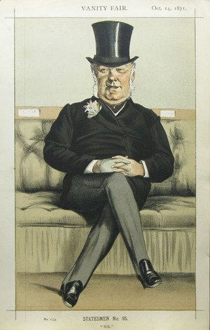 James Jacques Joseph Tissot - Caricature of Henry William Eaton M.P.