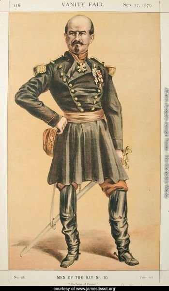 Men of the Day No.100 Caricature of Gen Louis Jules Trochu, Caption reads