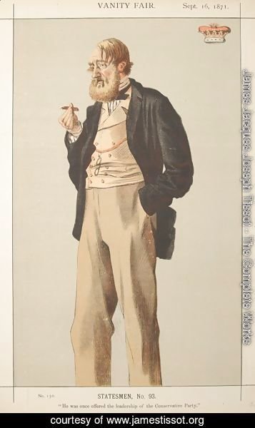 James Jacques Joseph Tissot - Statesmen No.930 Caricature of The Duke of Rutland