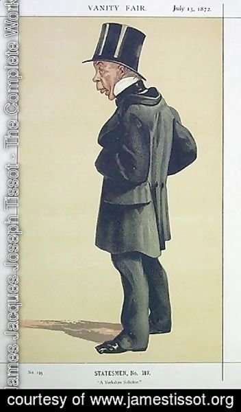 James Jacques Joseph Tissot - Caricature of Mr George Leeman M.P.
