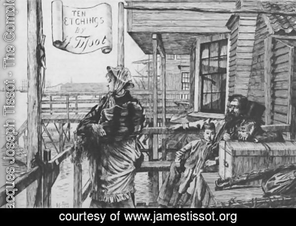 James Jacques Joseph Tissot - The Inn of the Three Ravens