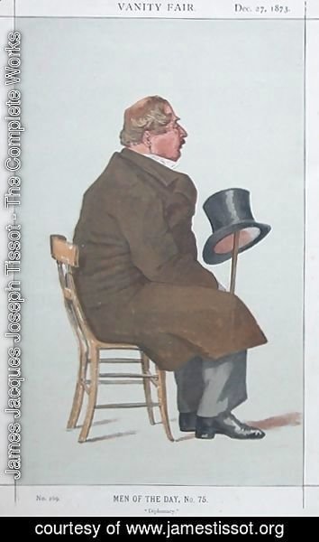 James Jacques Joseph Tissot - Caricature of Percy William Doyle C.B.