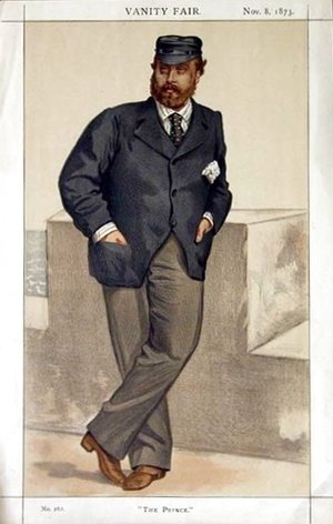 James Jacques Joseph Tissot - Caricature of Edward, Prince of Wales