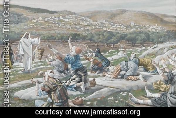 James Jacques Joseph Tissot - The Healing of Ten Lepers (Guerison de dix lepreux)