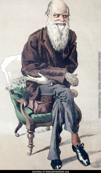 Caricature of Charles Darwin from Vanity Fair magazine