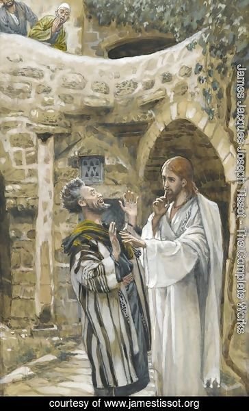 James Jacques Joseph Tissot - Jesus Heals a Mute Possessed Man