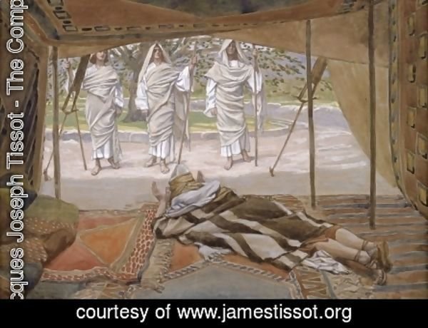 James Jacques Joseph Tissot - Abraham and the Three Angels