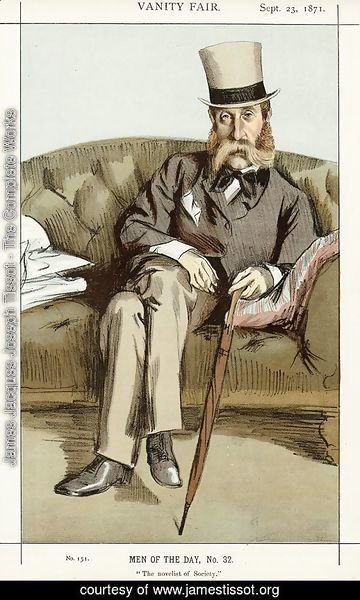 Caricature of George Whyte Melville