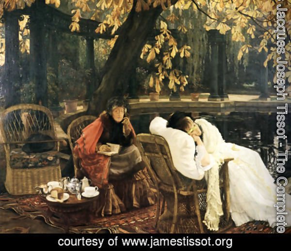 James Jacques Joseph Tissot - A Convalescent 1876