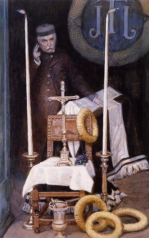 James Jacques Joseph Tissot - Portrait Of The Pilgrim