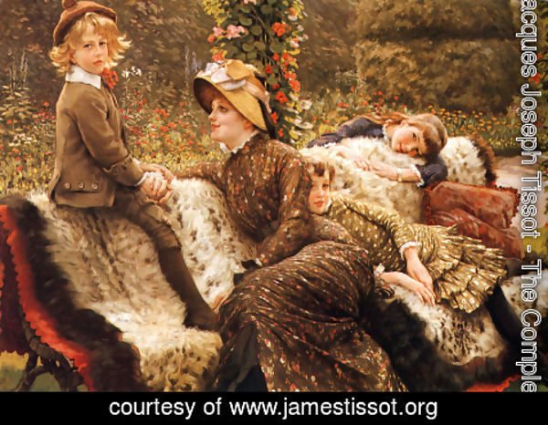 James Jacques Joseph Tissot - The Garden Bench