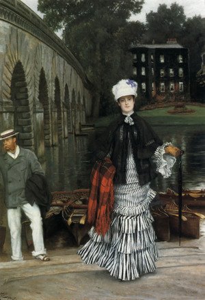 James Jacques Joseph Tissot - The Return From The Boating Trip