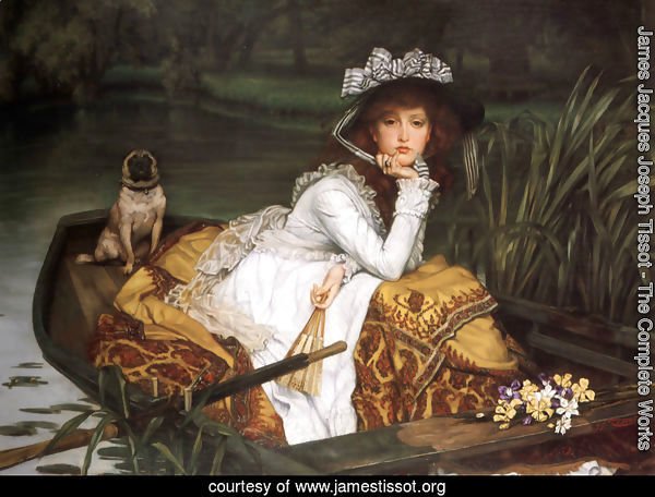 Young Lady In A Boat